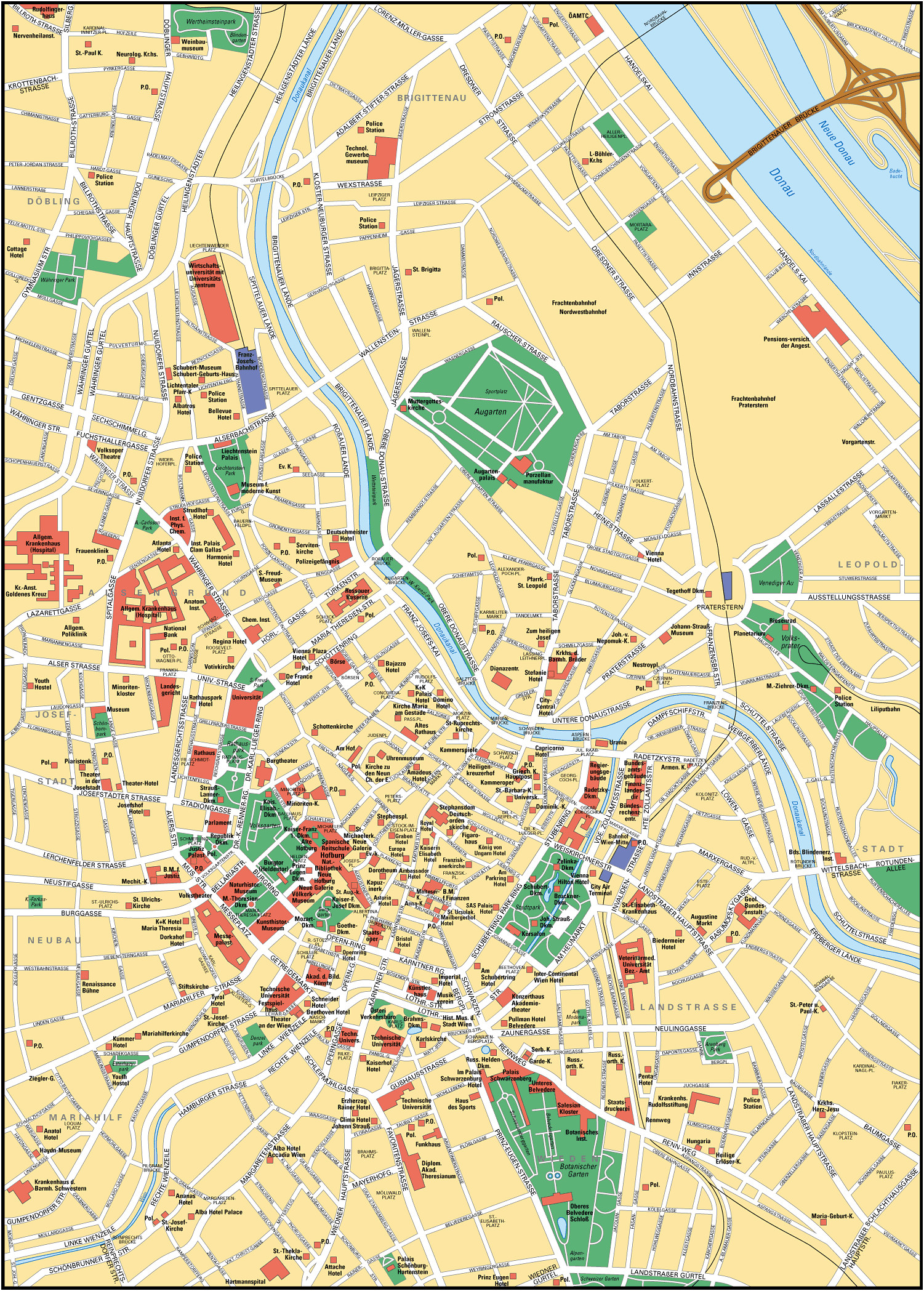 Stadtplan Wien