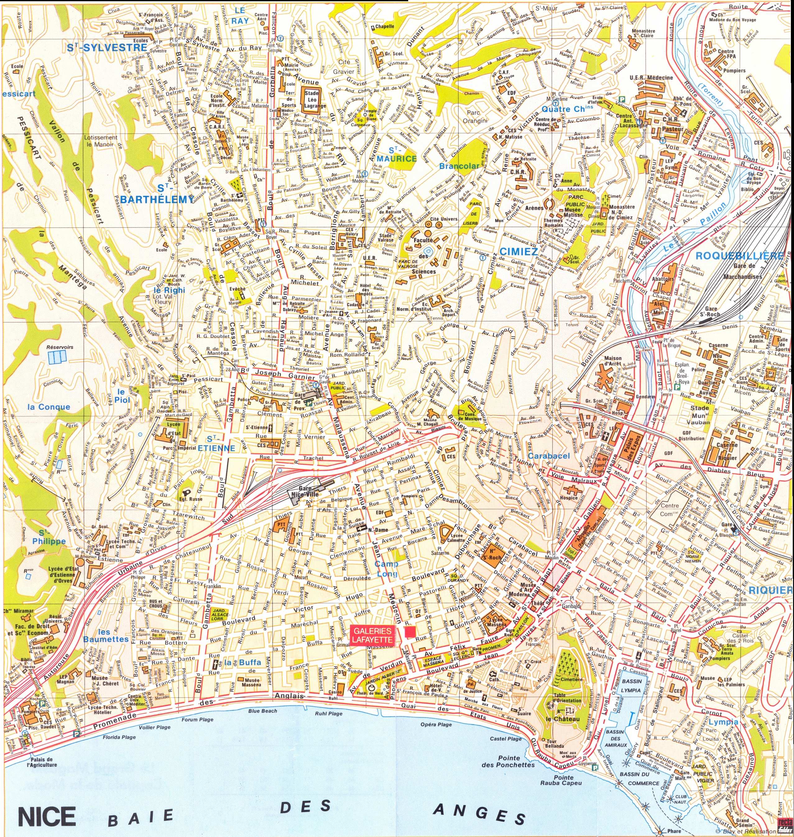Mapa de Niza