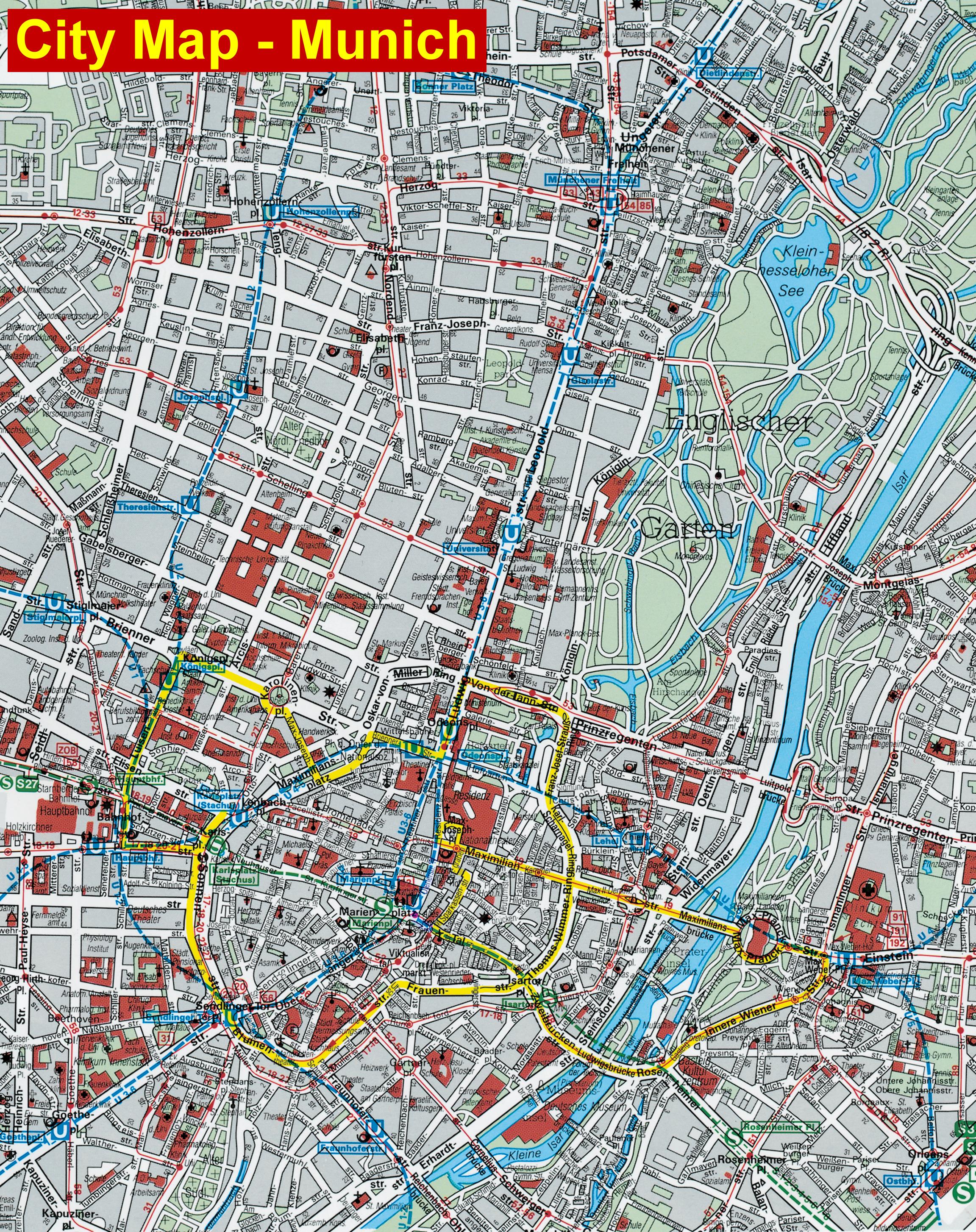 Map of Munich