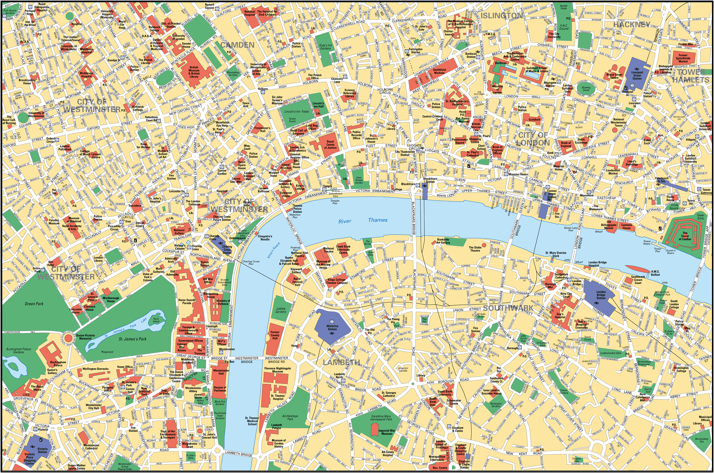 Mapa de Londres